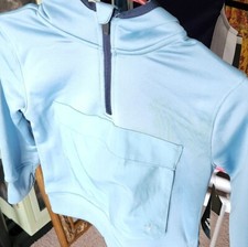Xersion Quick Dri pull over Hoodie Warm Boy's xx Small 4/5 Blue/Navy NEW