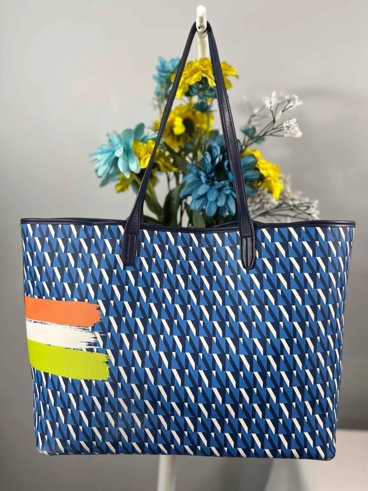 SAM EDELMAN подпись геометрические принты большая наплечная сумка с короткими ручками - Изображение 2 из 4