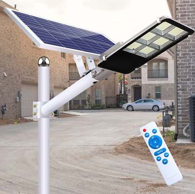2000W Commercial LED Solar Street Lights Outdoor Ultra Daylight IP67 Waterproof