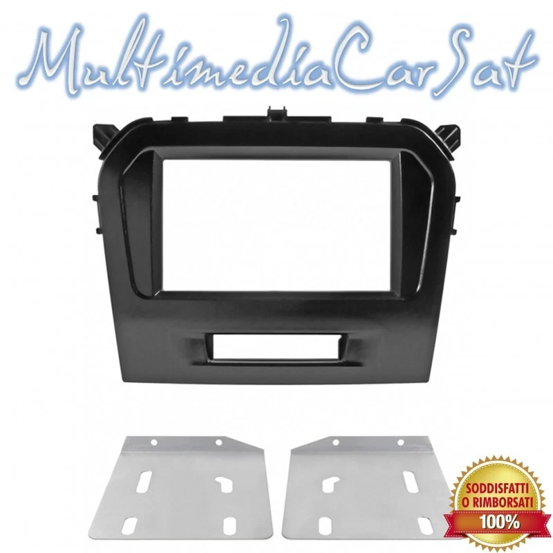 Set Baule + Barre Auto Per SUZUKI GRAND VITARA 1998-2005 Capiente 460 Litri Colore Nero Con 2 Chiavi Barre 122 Cm Kit Attacchi
