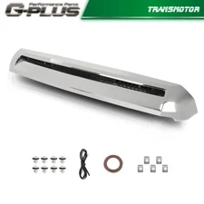 Fits 2014-21 Toyota Tundra Silver Front Upper Hood Bulge Molding Grille Trim