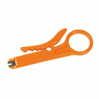 LogiLink Anlegewerkzeug LSA Werkzeug Abisolierer Orange Netzwerk CAT