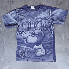 Peanuts Snoopy Flying Ace All Over Print Tee T-Shirt Size S