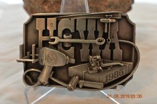 HCWA Belt Buckle Hesston Assembler Packager 1985 Siskiyou Vintage Workers NOS