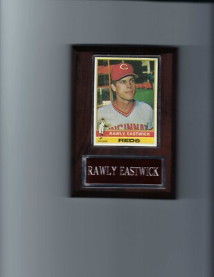 RAWLY EASTWICK PLAQUE CINCINNATI REDS BASEBALL MLB   C