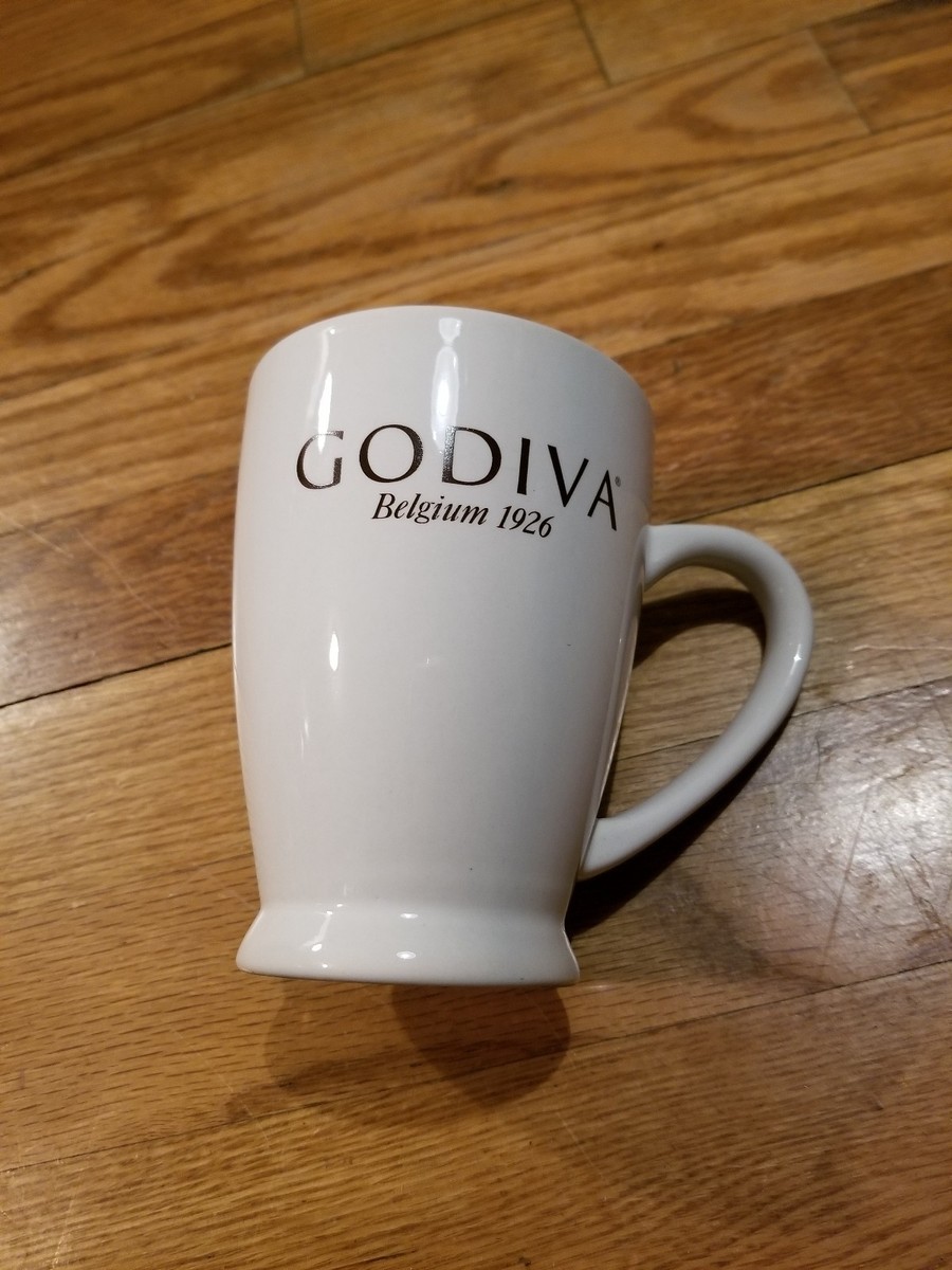 New Large Godiva Belgium 1926 Mug 20 Oz - Square Bottom - Coffee Tea Cocoa  Cup