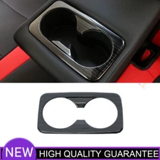 Rear Water Cup Holder Panel Cover Trim For Kia K3 Forte 2019-2022 Black Titanium