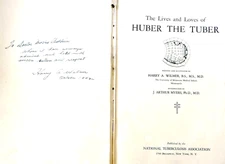 Harry A. Wilmer Autograph on his book The Lives & Loves of Huber the Tuber 1942