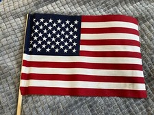American Flags 8" x 12" on wood stick bundle of 25.