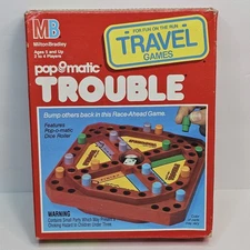 1989 Travel Trouble Game Milton Bradley Complete Pop-O-Matic 