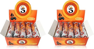 Sunlight  Charcoal Tablets for Incense  Quick Light 100 Count (2 Pack). 
