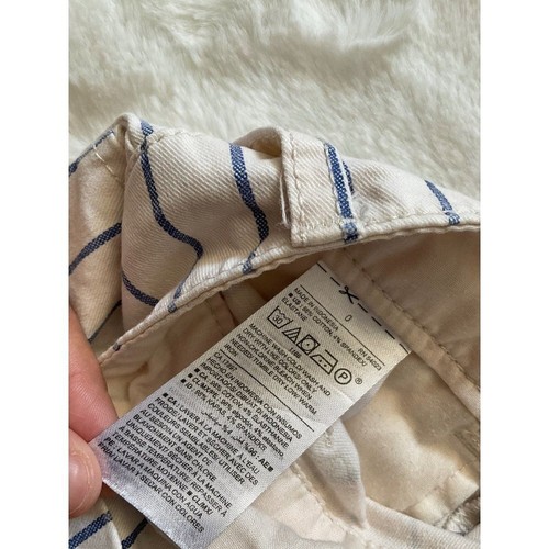 Old Navy gestreifte weiße Shorts Gr. 0 - Bild 4 von 4