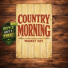 Fresh Farm Eggs Hen House Chicken 8x12 Metal Tin Sign Home Decor