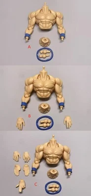 custom 1/12 shf Ultra Instinct goku Big Pectoral Muscle Kit （ No Figure）