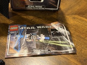 Complete Lego star wars TIE fighter 7263 W/ Darth Vader & Pilot - Box Manual
