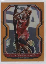 2021 Panini Prizm WNBA Orange Prizm 18/50 Elizabeth Williams #34 0jr1
