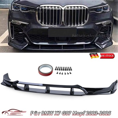 Front Spoiler Lippe Für BMW X7 G07 Mopf 2023-2025 M Performance Frontstoßstange