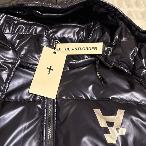 The Anti Order Anti Joy Tech Puffer Jacket Black Heavyweight Oversized 2XL - NEW image 3