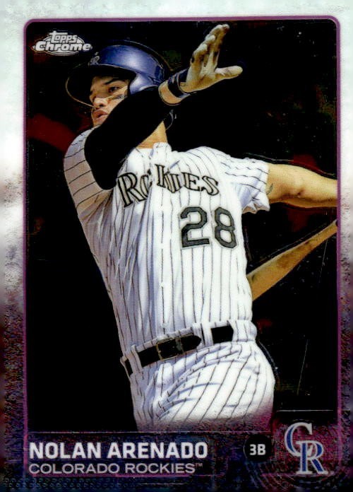 2015 Topps Chrome #66 Nolan Arenado Colorado Rockies
