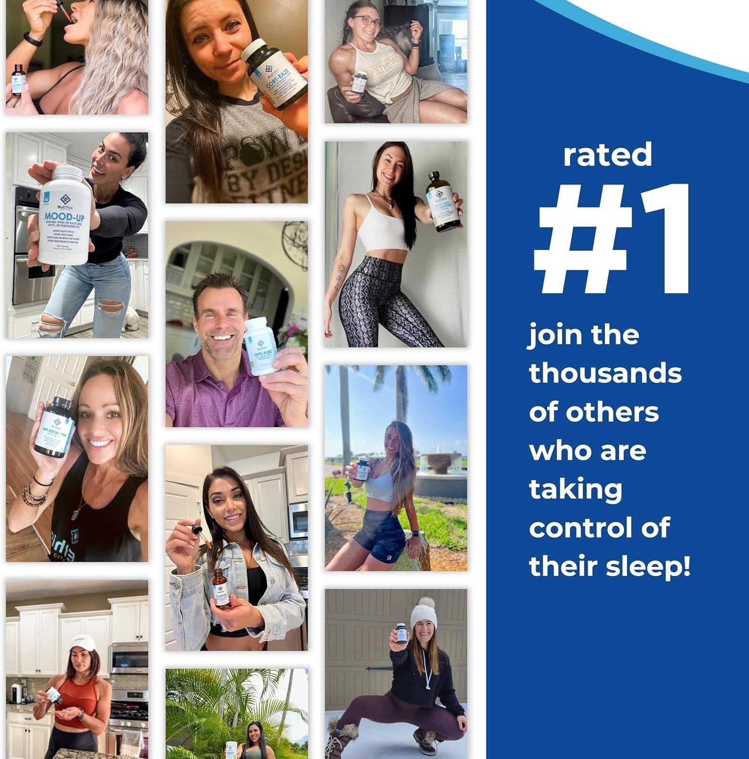 NuEthix Cort-Eaze Cortisol Supplement with Ashwagandha & Rhodiola, 60 Caps     A