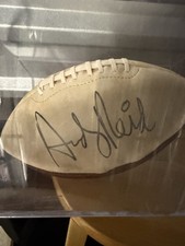 Andy Reid Autographed Football With Display Case