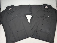 Uncommon Threads Classic Utility Kitchen Short Sleeve Black Size Medium Lot of 2