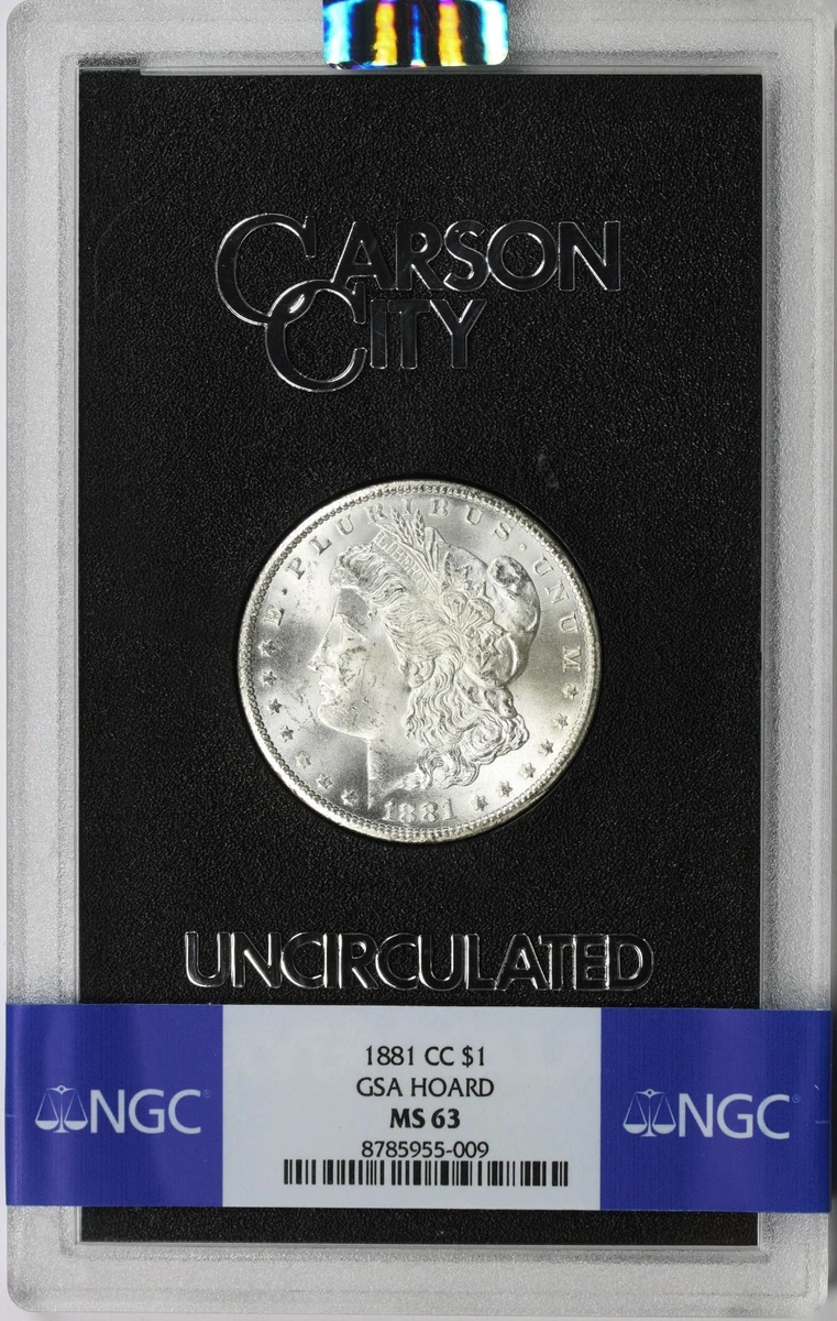 1881年 モルガン・ダラー $1 MS 63 MS 63 Graded 1881 Year Morgan US Dollars (1878-1921) for sale | eBay
