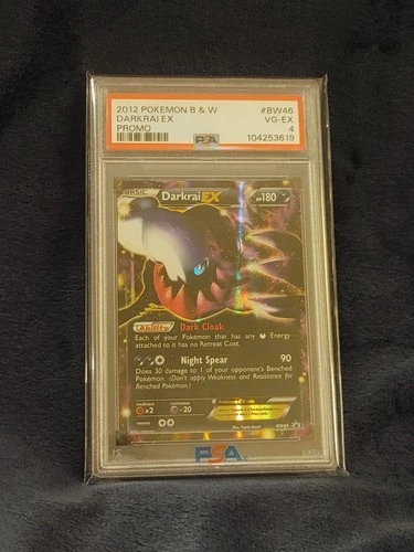 2012 POKEMON B&W PROMO #BW46 DARKRAI EX PSA 4