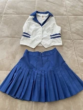 Vintage 1980’s PEP THREADS Cheerleading Outfit Size 12