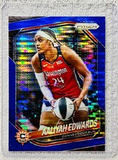 WNBA 2025 Panini Prizm Aliyah Edwards Blue Pulsar 18/199