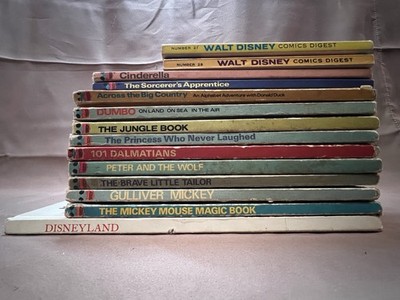 Lot of 11 Disney's Wonderful World of Reading 1972 - 1975 Hardback Books