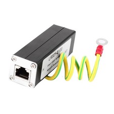 Aluminum Casing RJ45 Port Ethernet Network Surge Protector