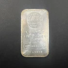 Beautiful 1981 "E" ENGELHARD .999 1oz Fine Silver Bar 1 oz Classic