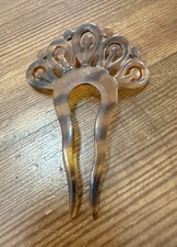 vintage faux tortoise Shell Celluloid Hair Comb