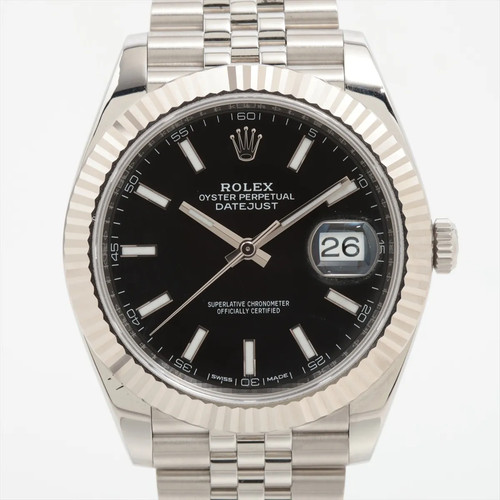 Rolex Datejust 41 126334 SS×WG SS AT bright black dial