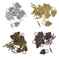 40 Sets Blatt Ot Toggle VerschlüSse Schmuck Verschluss Stecker Schmuck Diy