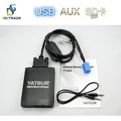 Digital Music Changer CD Player USB SD AUX Radio For RD3 RB3 RM2 Peugeot Citroen