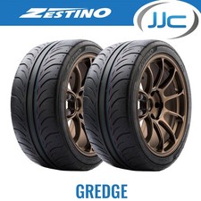 2 x Zestino Gredge 07R Medium Semi Slick Road Legal Track Day Tyres 195 50 ZR15