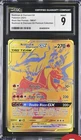 CGC 9 Reshiram & Charizard GX SM247 Black Star Promo Tag Team Nm Premium Col Box