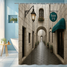 Chic Modern Shower Curtain for Stylish Home Decor