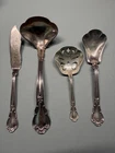 Sterling Silver Gorham Chantilly Butter Knife Bonbon & Sugar Spoons Ladle Lot