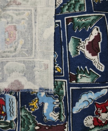 Fabric Flannel Cone Mills Animals & Unbranded Plaid - Picture 3 of 4