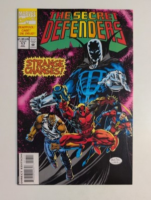 Secret Defenders #17 Deadpool Dr Druid Comic Book Marvel Comics 1994