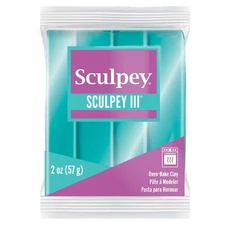 Polyform S302-538 Sculpey III Polymer Clay 2oz-Teal Pearl (5Pk)