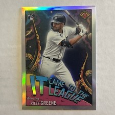 2023 Bowman Chrome It Came to the League Riley Greene #CFL-4 (RC) Detroit Tigers