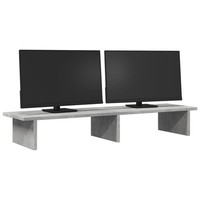 MonitorstäNder Betongrau 100X27X15 Cm Spanplatte