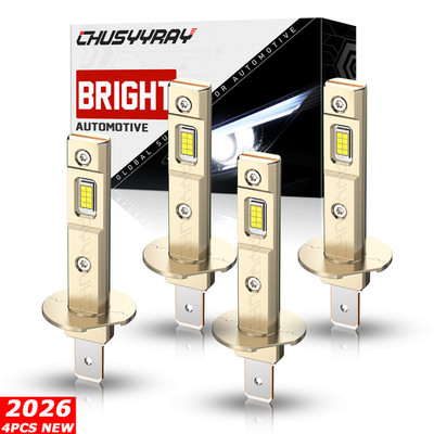 For Jaguar X-Type 2002-2008 4x H1 LED Headlight Hi/Low Beam Bulbs Conversion Kit