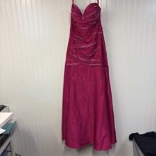 Mori Lee Madeline Gardner Womens 11/12 Strapless Formal Dress Prom Pink