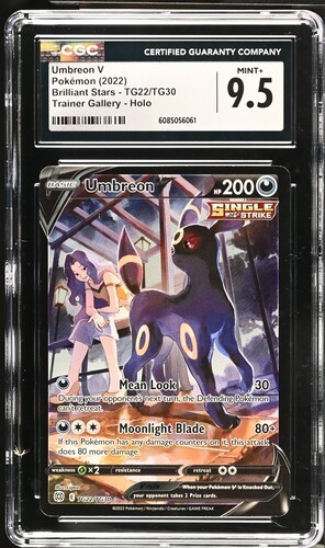 Umbreon V TG22/TG30 - Brilliant Stars: Trainer Gallery CGC 9.5 Mint+