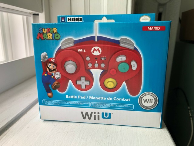 New Sealed Hori Battle Pad For Nintendo Wii U Mario Version Turbo Gamecube For Sale Online
